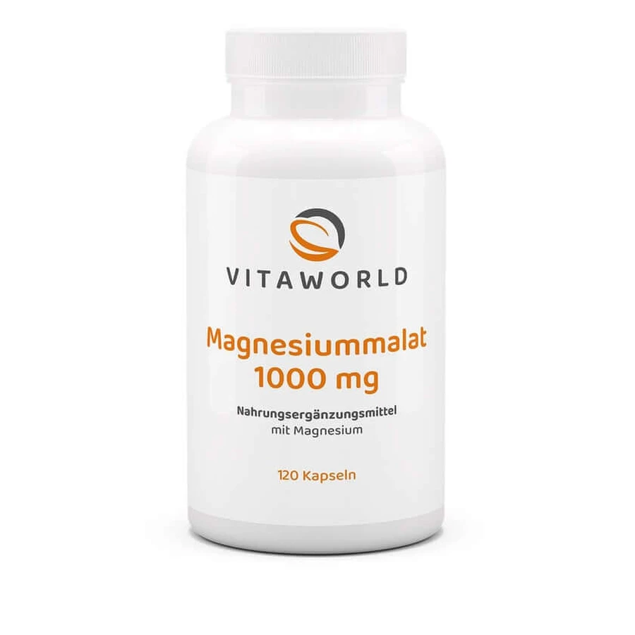 Vitaworld Magnesiummalaat 1000 mg 120 St