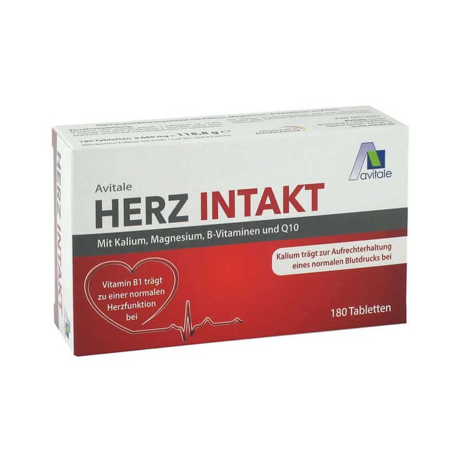 HERZ Intakt with Potassium+Magnesium+B-Vitam 180 St