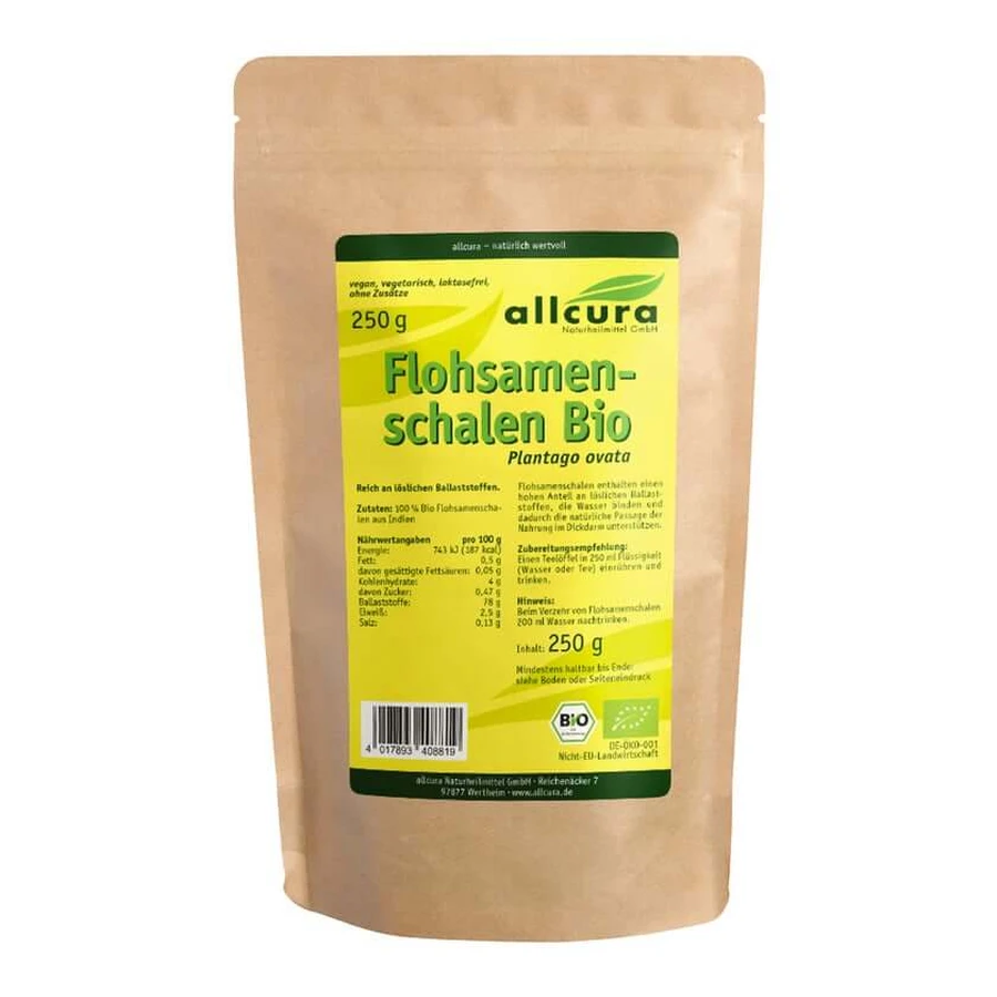 Organic psyllium husks 250 g