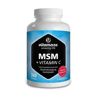 Vitamaze MSM hoge dosis + vitamine C 360 St