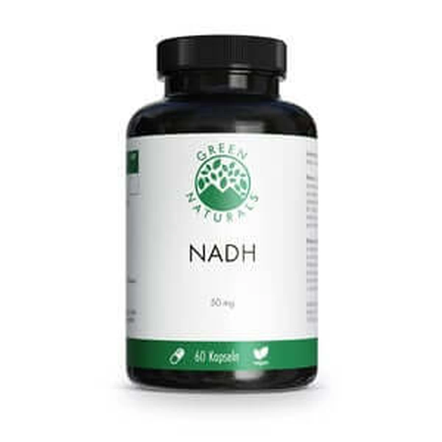 Green Naturals NADH veganistisch en hooggedoseerd 60 St