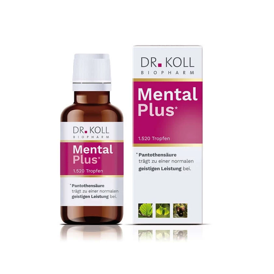 Mental Plus Dr.Koll Gemmo Komplex Pantothensäure Tropfen 50 ml