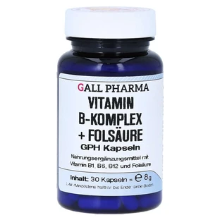 Vitamin B Komplex+folsäure Kapseln 30 St