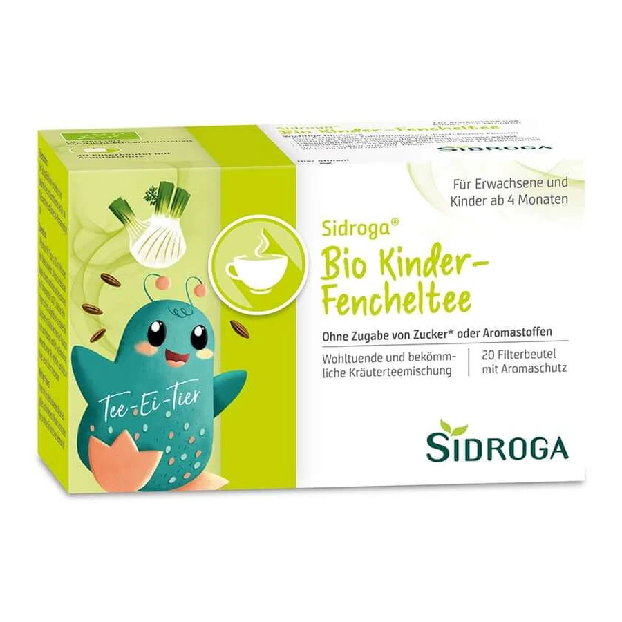 Sidroga Thé au fenouil bio pour enfants sachet filtre 20X2,0 g