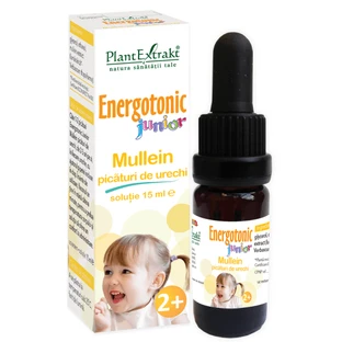 Gotas auriculares energotónicas Mullein Junior, 15 ml, Plant Extrakt
