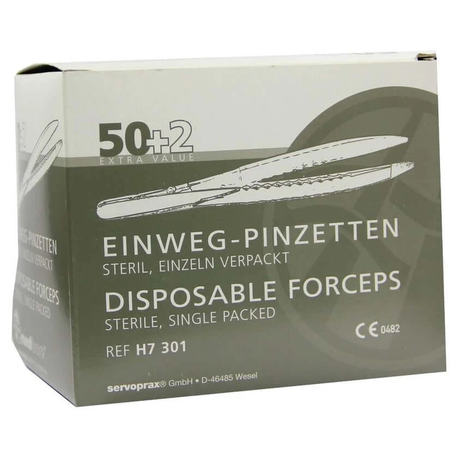 Tweezers Disposable Sterile 50 pcs