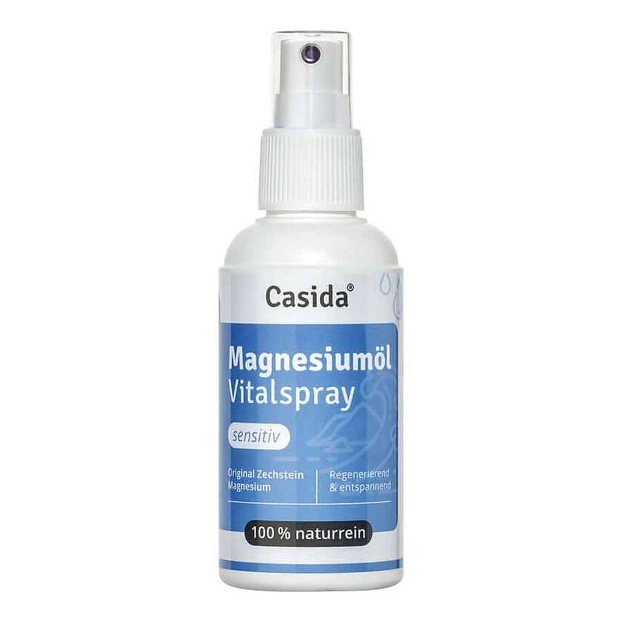 Casida Magnesiumolie Vitaal Spray Gevoelig 100 ml