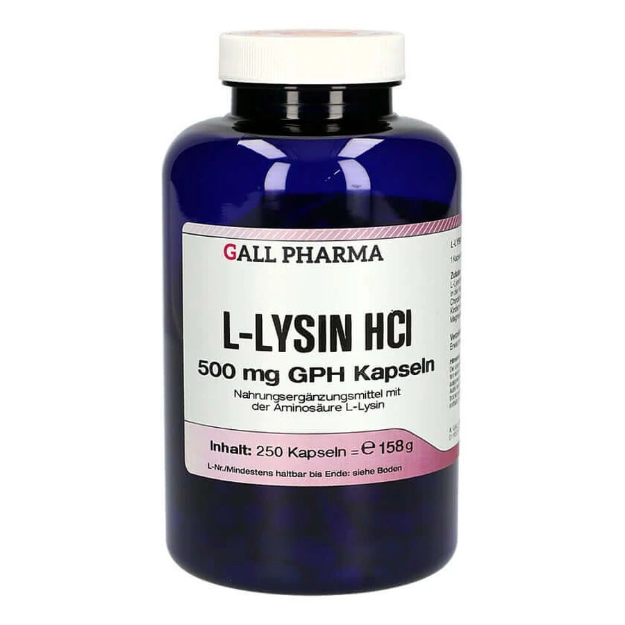L-lysin 500 mg Kapseln 250 St