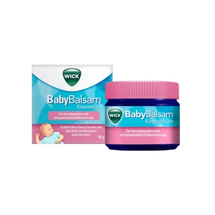 WICK BabyBalsam pour un massage apaisant des bébés 50 g