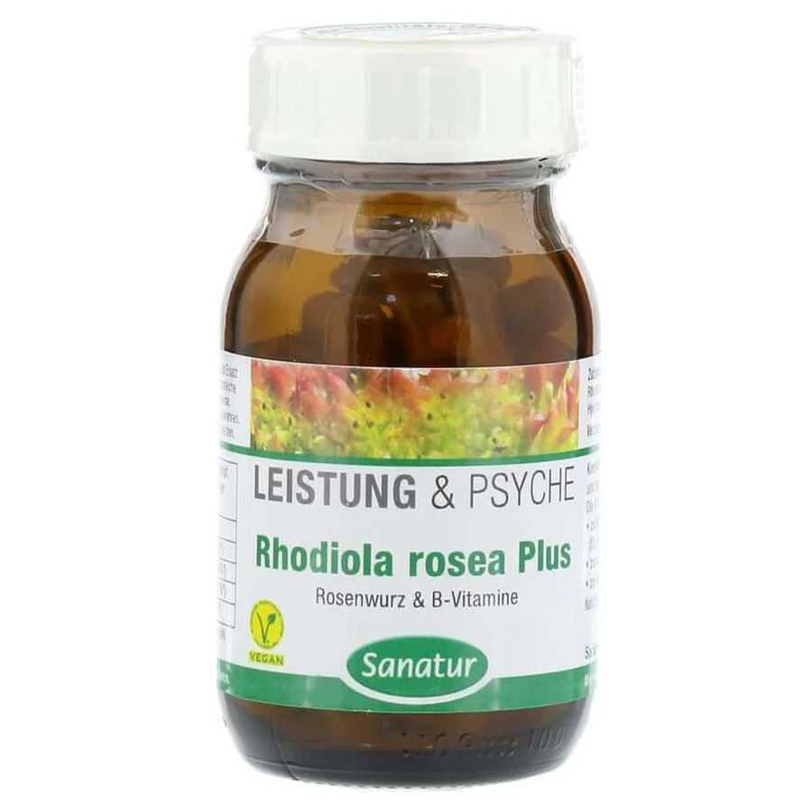 Rhodiola Rosea Plus B-Vitamine Kapseln 60 St