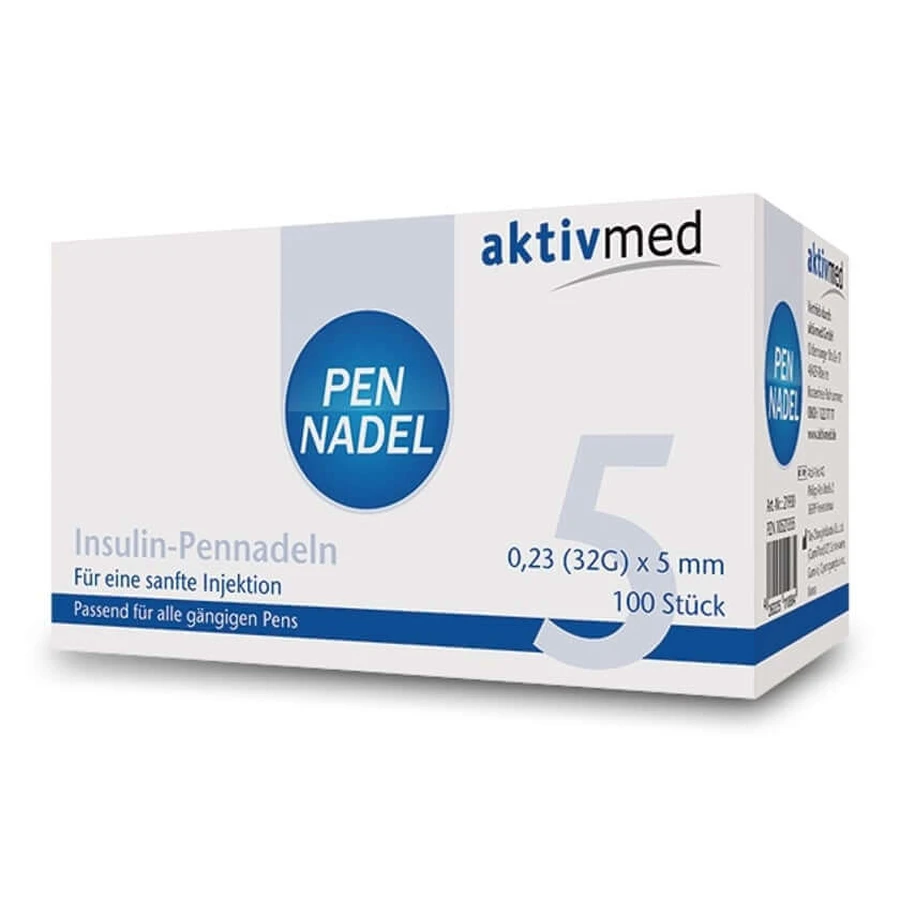 Insulinepenaalden 0,23 (32G) x 5 mm 100 st.