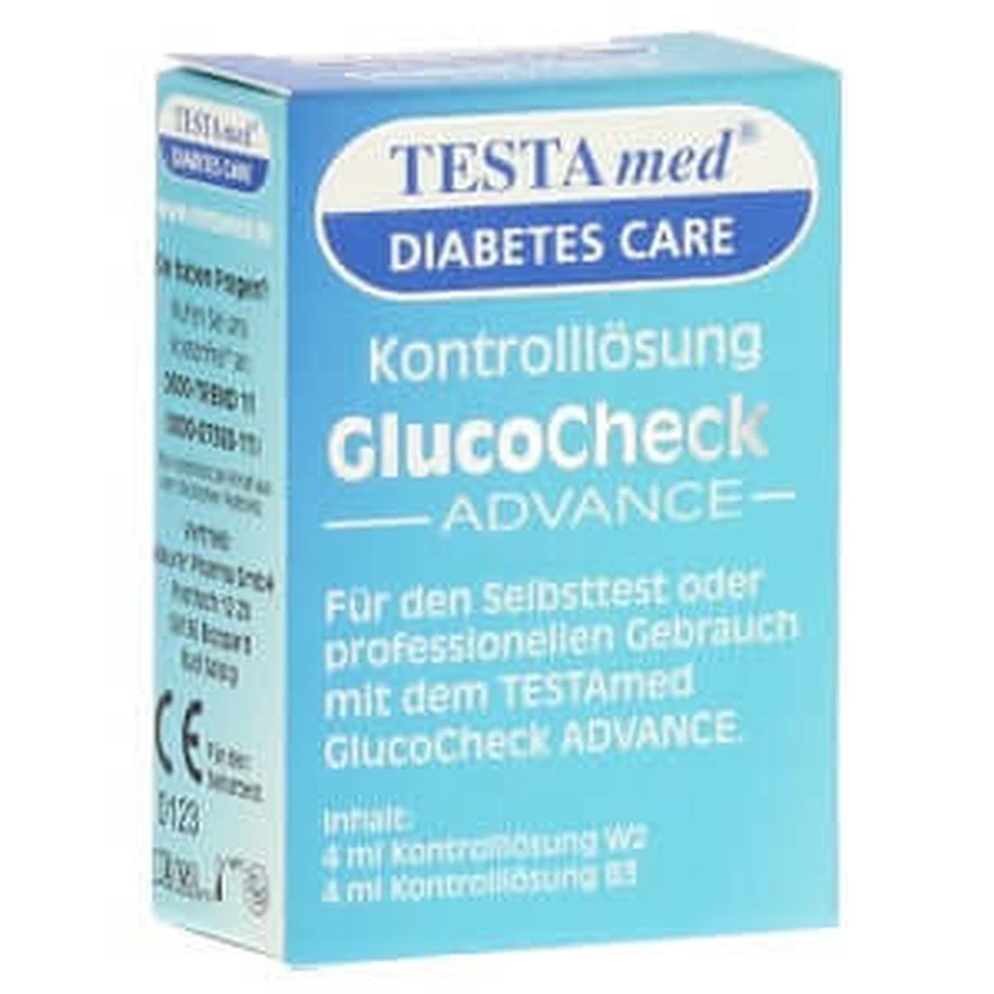 Testamed Glucocheck Advance control solution 4 ml