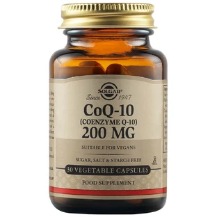 Coenzima Q10 200 mg, 30 cápsulas, Solgar