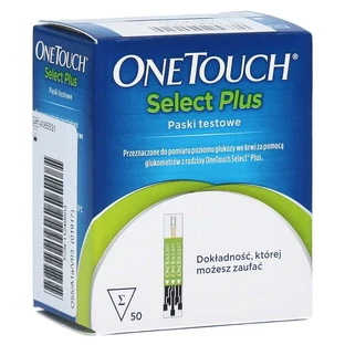 ONE Touch Select Plus Blood Glucose Teststr 50 pcs.