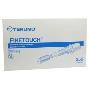 Lancetas desechables Terumo Finetouch 250 unidades
