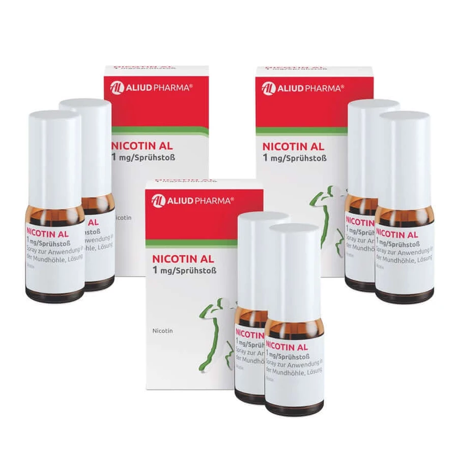 Nicotin AL 3x2 packs 1 mg/spray 900 Sp
