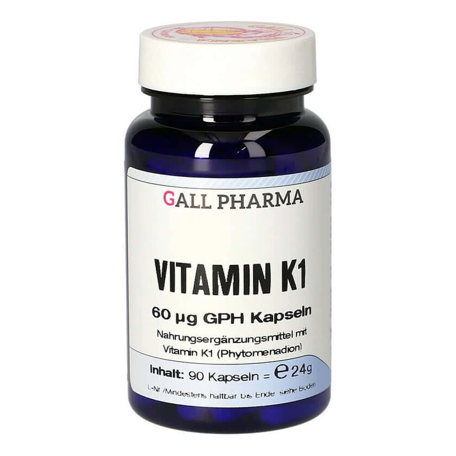 Vitamine K1 60 µg GPH Capsules 90 Capsules