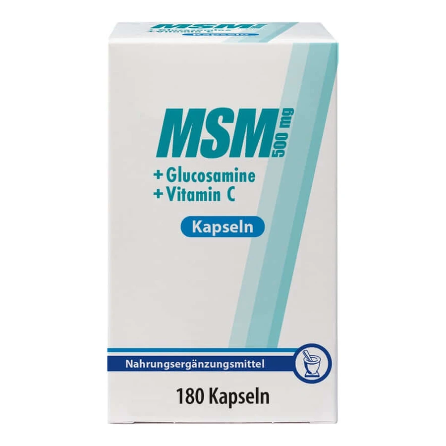 MSM 500 mg + Glucosamin Kapseln 180 St