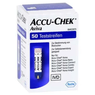 Accu-chek Aviva Teststrips Plasma II 50 stuks.