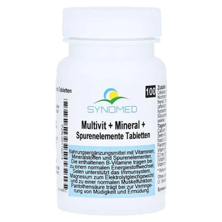 Multivit+mineralen+sporenelementen Synomed 100 St