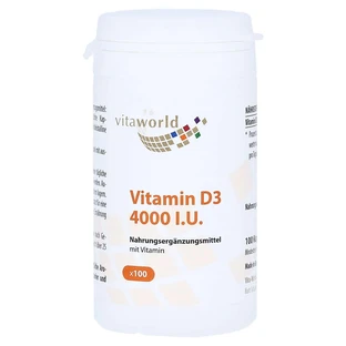 Vitamina D3 4.000 U.I. Cápsulas 100 Cápsulas