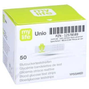 UNIO blood glucose test strips 50 pcs.