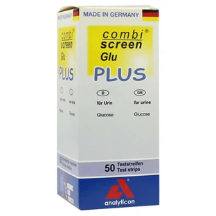 Combiscreen Glucose Plus Test Strips 50 pcs.