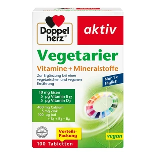 Double Heart Vegetarian Vitamins + Minerals 100 St