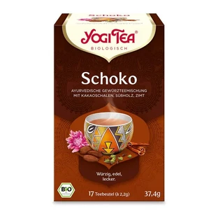 YOGI TEA, chocolat, tisane bio aux herbes et aux épices 17X2,0 g