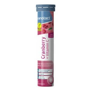 Sanotact Cranberry+c comprimés effervescents 20 St