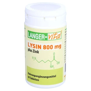 Lysine 800 Mg+zinc tablets 60 St