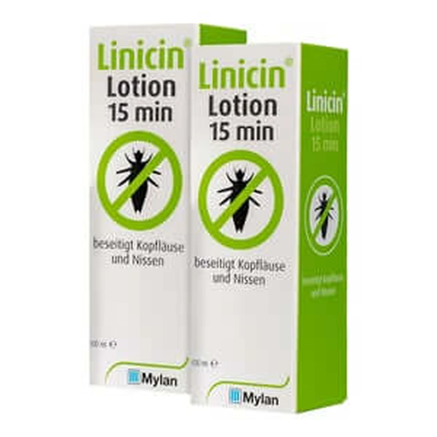 LINICIN Lotion 15 Min. ohne Läusekamm 2X10 St