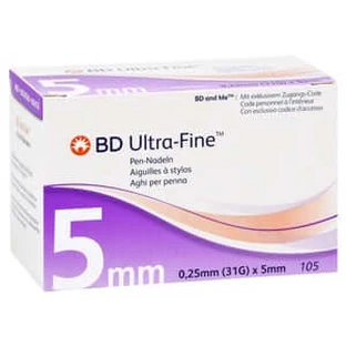 BD Ultra-fine pen needles 5 mm 31 G 0.25 105 pcs