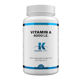 Klean Labs Vitamine A 4000 I.U. 100 st.