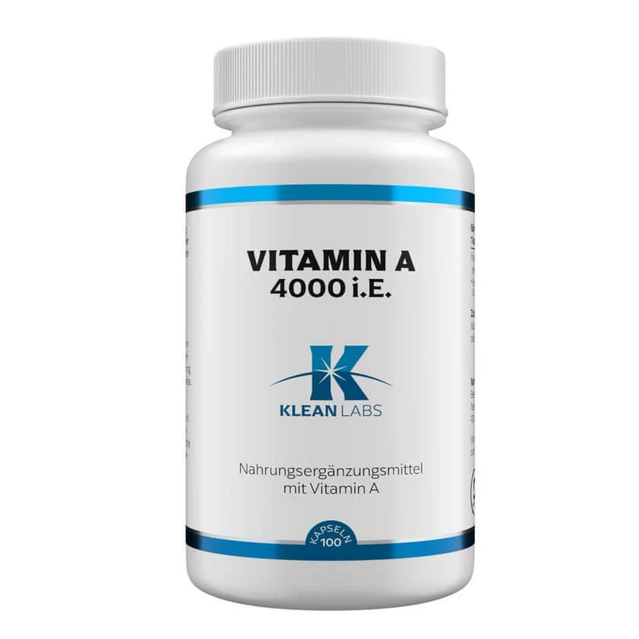 Klean Labs Vitamine A 4000 I.U. 100 st.