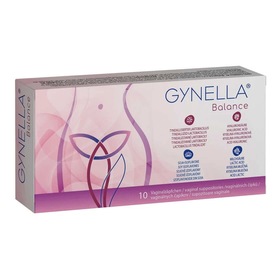 Gynella Balance suppositoires vaginaux 10 pcs.
