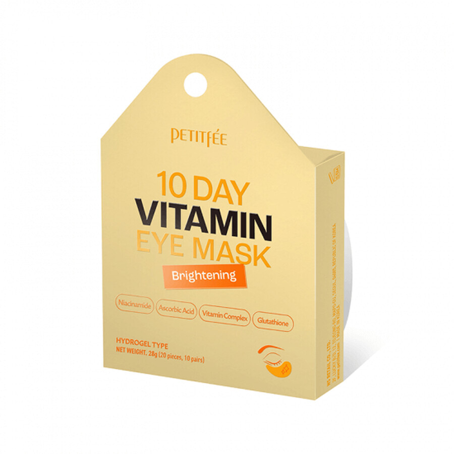 Comprar Parches oculares de hidrogel Vitamin Eye Mask, 20 piezas, Petitfee Parches oculares de hidrogel Vitamin Eye Mask, 20 piezas, Petitfee