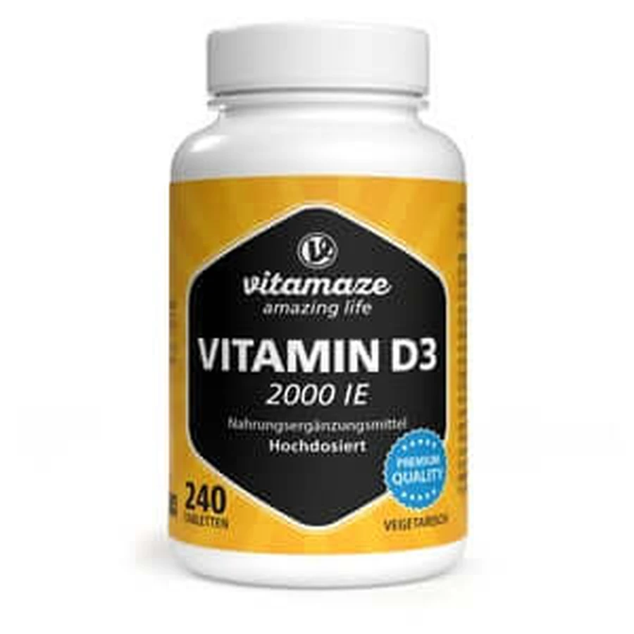 Vitamin D3 2.000 I.e. Vegetarian Tablets 240 St
