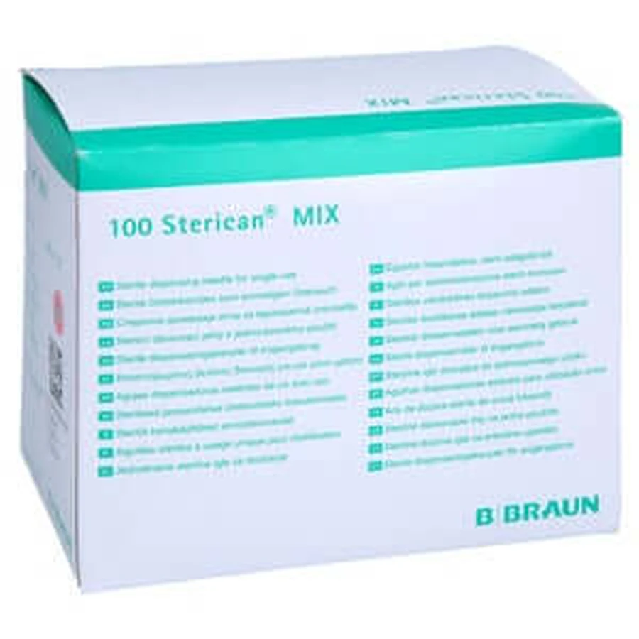 Sterican Mix disposable cannula 18g 40 Mm half blunt 100 pcs