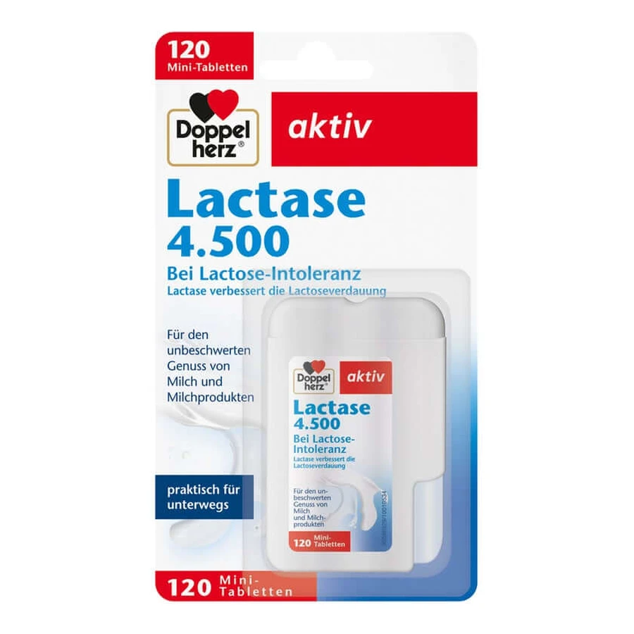 Lactasa Activa Doble Corazón 4.500 120 St