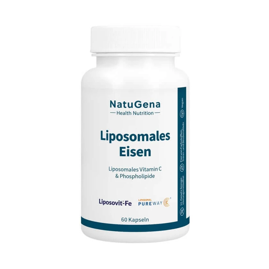 Hierro Liposomal+vitamina C Cápsulas Veganas 60 Cápsulas