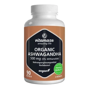 Ashwagandha-extract 500 mg vegan 90 St