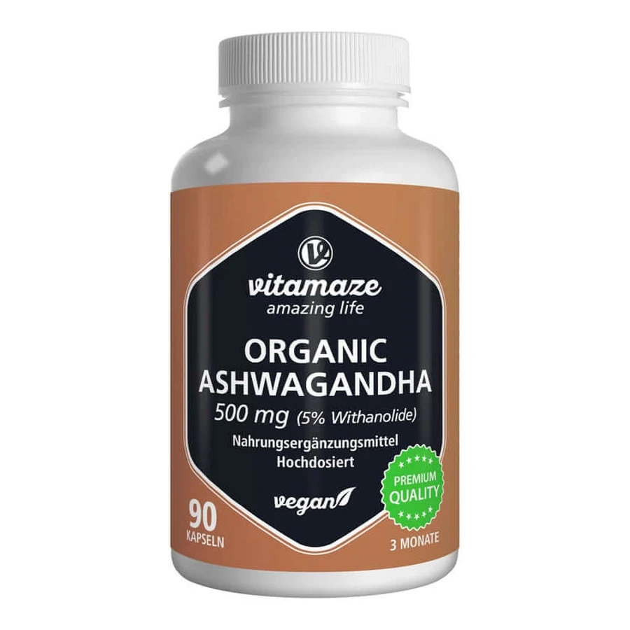 Ashwagandha-extract 500 mg vegan 90 St
