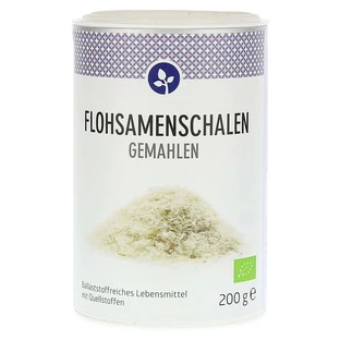 Cáscaras de psyllium molidas polvo ecológico 200 g