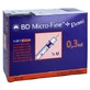 BD Micro-fine+ Insulinspr.0,3 ml U100 0, 100 pcs.