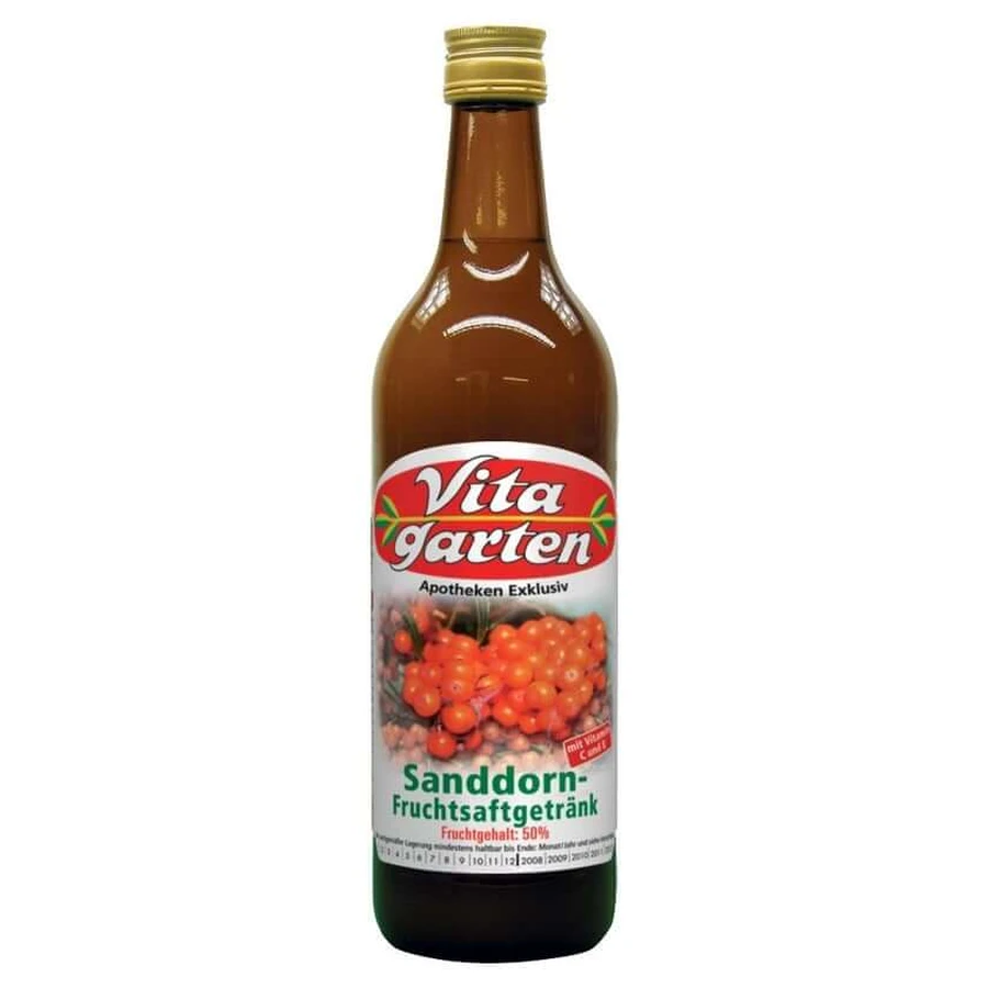 Vitagarten Sanddorn Fruchtsaft Getränk 750 ml