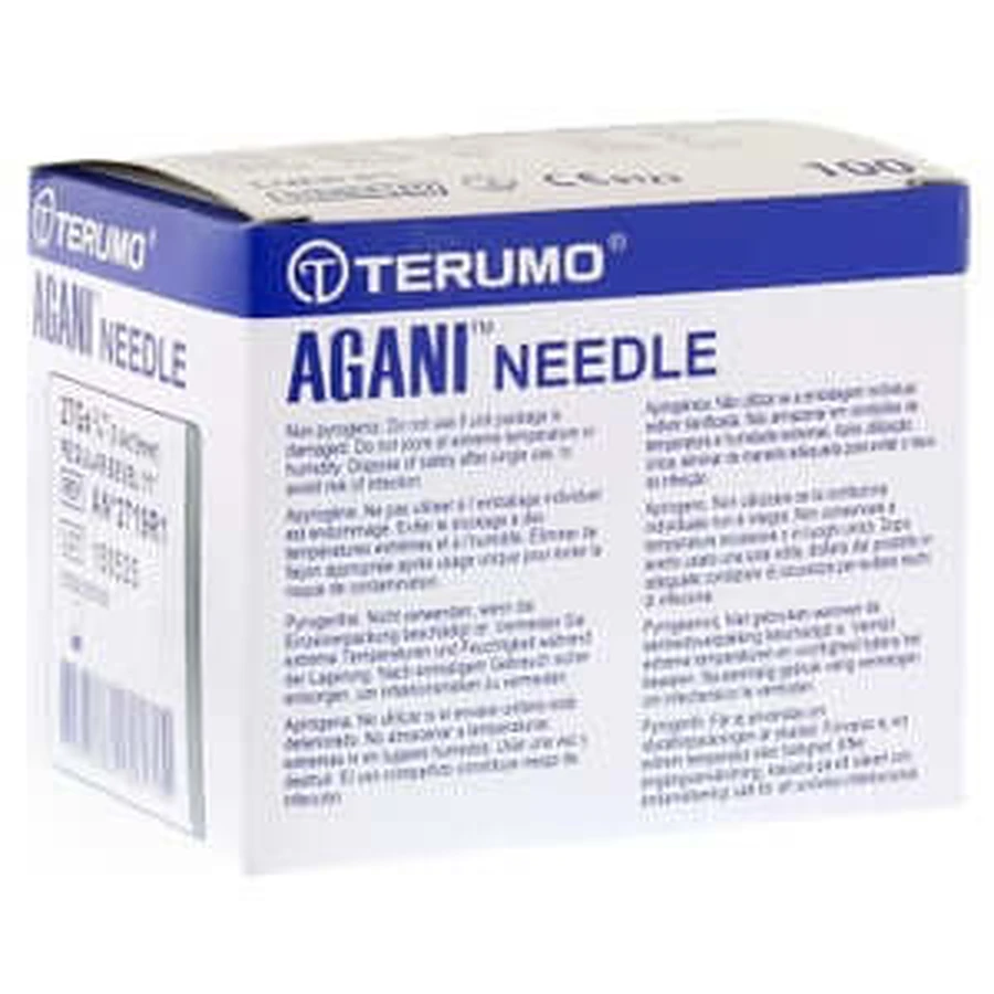 Agani cannula 27 G 19 mm gray 100 pcs