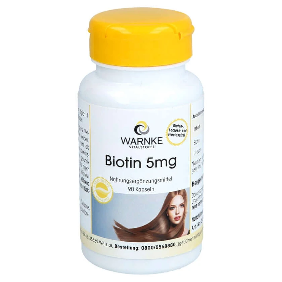 Biotin 5 mg capsules 90 pcs