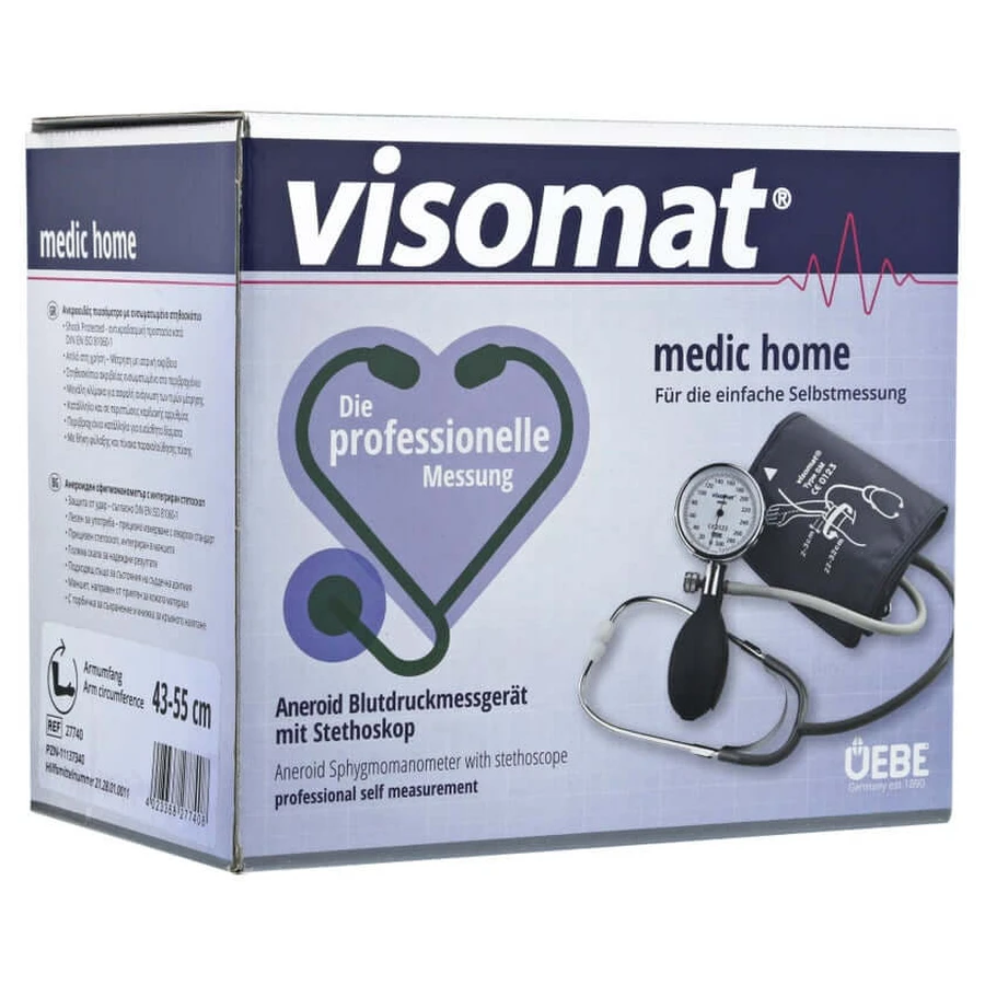 Visomat Medic home XXL 43-55cm Steth.Blu 1 pc