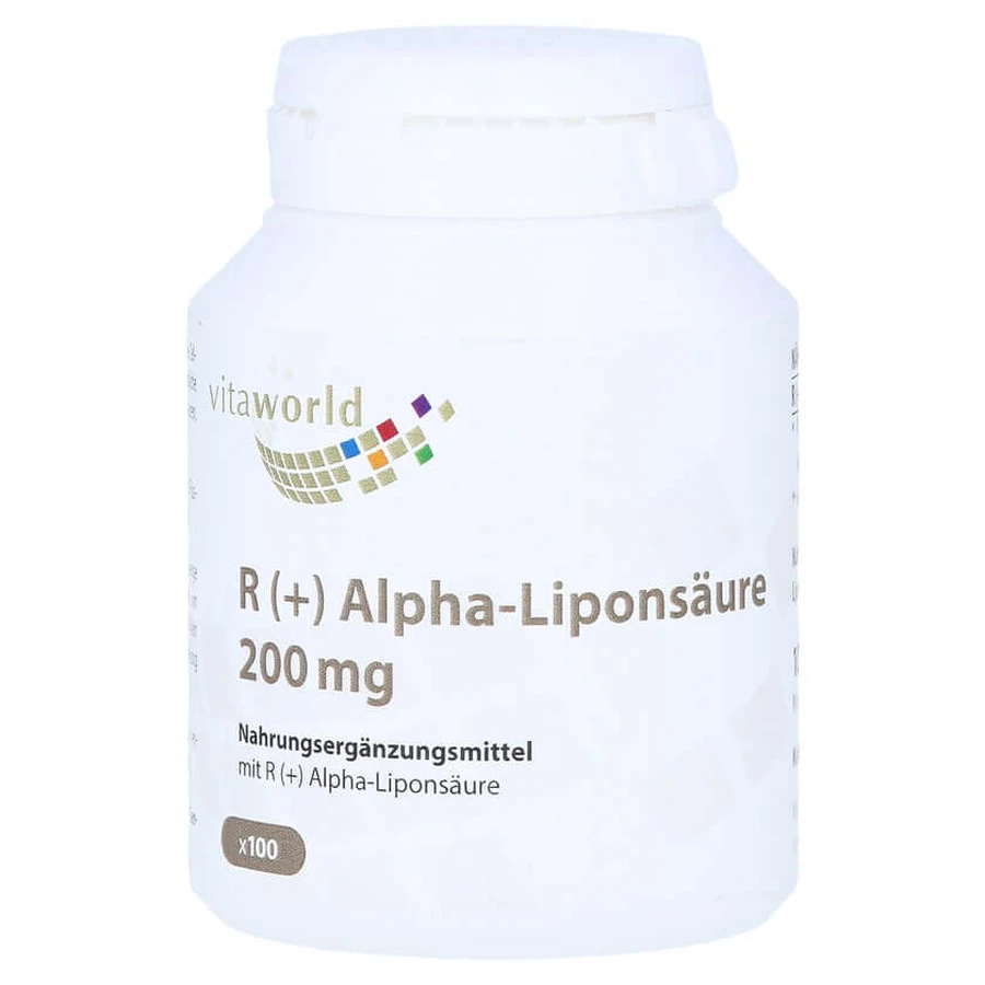 Alpha Lipoic Acid 200 R+ Capsules 100 Capsules